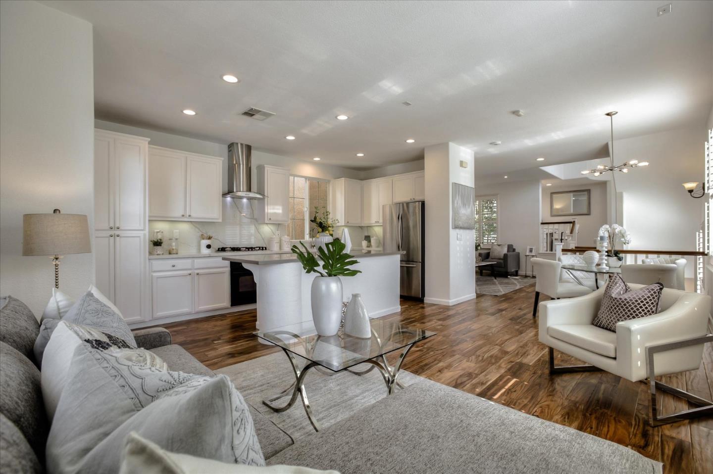4203 Tobin Circle Santa Clara, CA 95054 - Photo 10 of 33 a living room with furniture kitchen view and a kitchen view