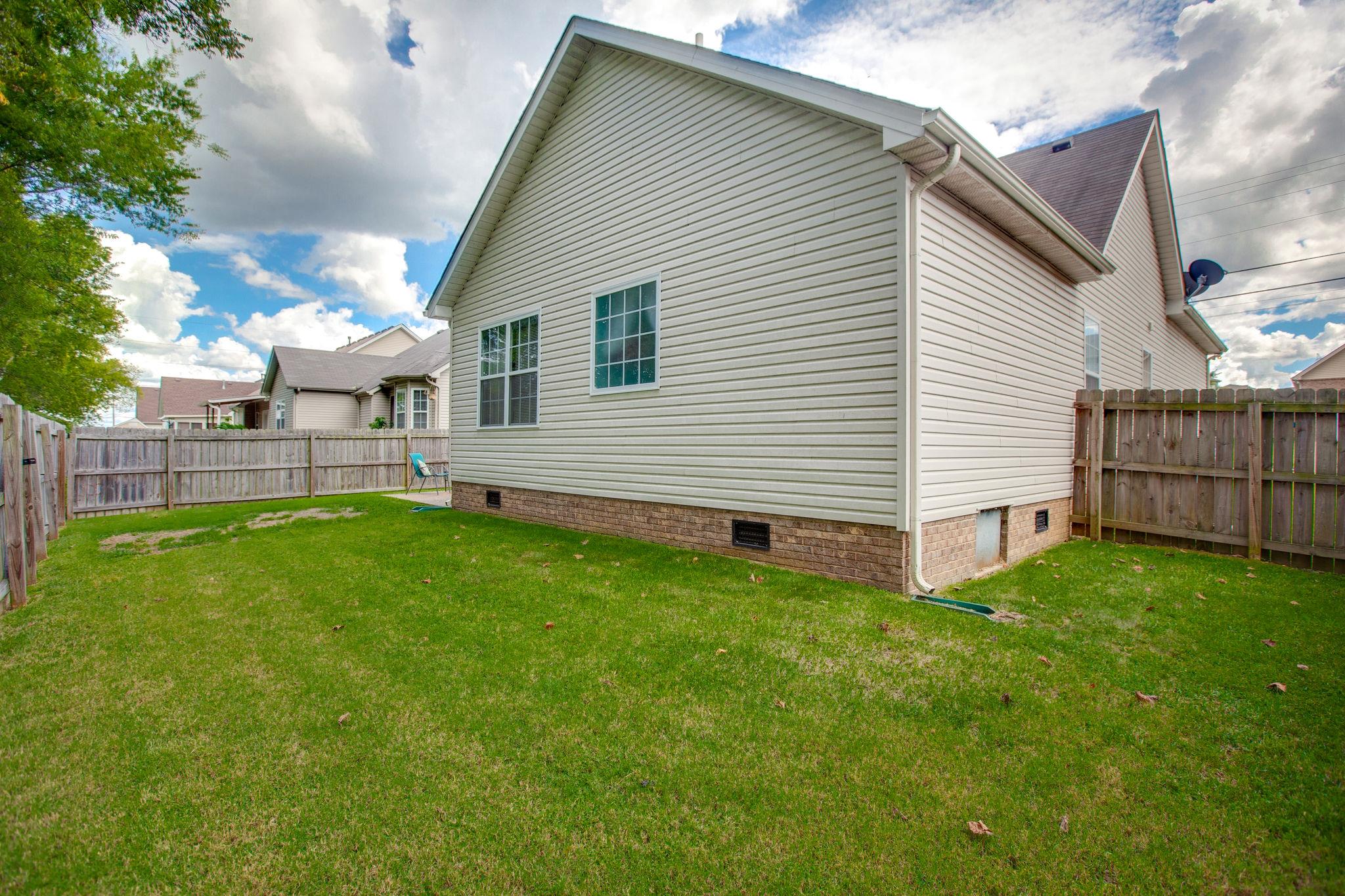 1046 Golf View Way Spring Hill, TN 37174 - Photo 22 of 22 a view of a house with a backyard
