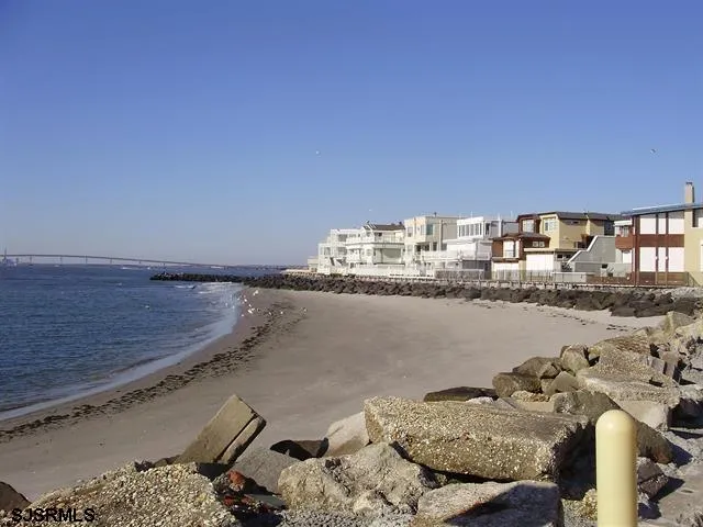 a view of roof with outdoor seating