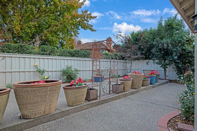 a view of outdoor space and patio
