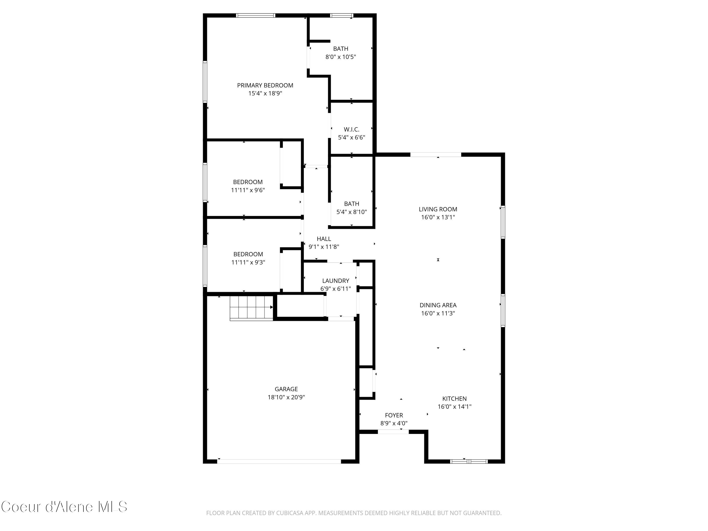 154 Jazz Way Laclede, ID 83841 - Photo 43 of 45 1st_floor_154_jazz_way_laclede_with_dim