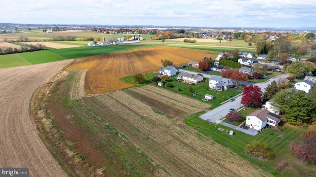 a view of a lake with a city view