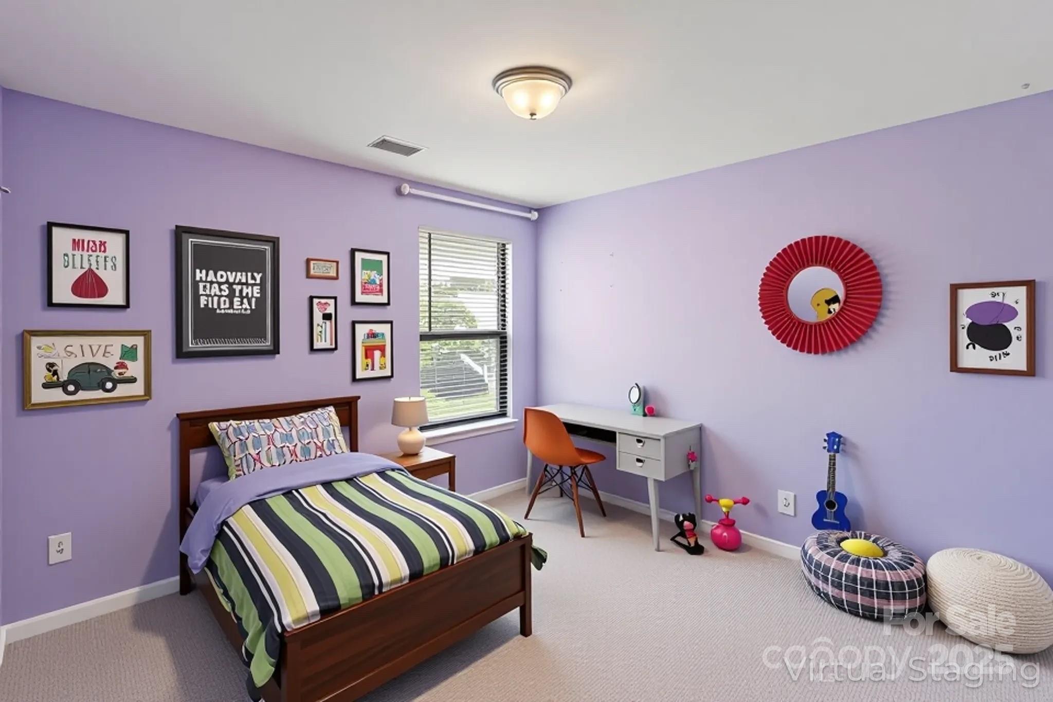 7129 Dove Field Lane Fort Mill, SC 29707 - Photo 8 of 27 a bedroom with furniture and a large window