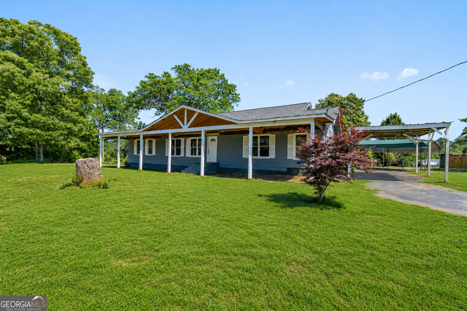 49 Frost Road Bowdon, GA 30108 - Photo 3 of 60 a front view of house with a garden