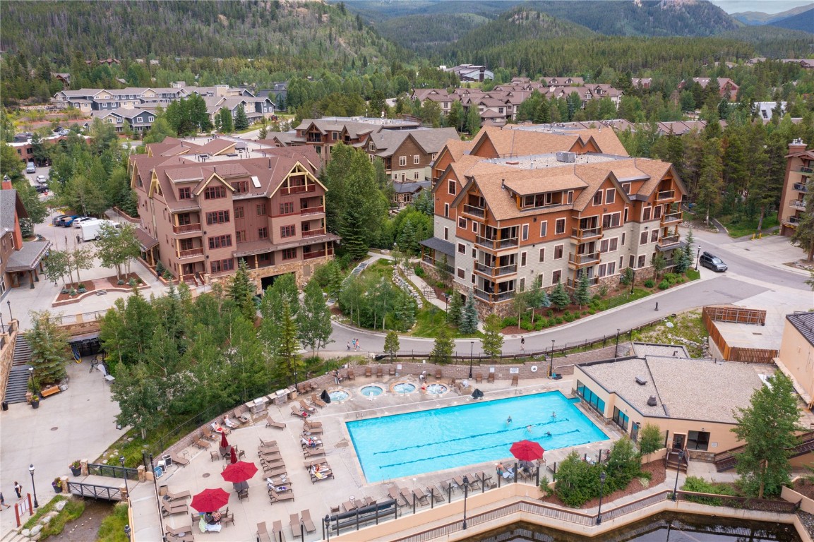 600 Columbine Road, Unit 5407 Breckenridge, CO 80424 - Photo 2 of 29 an aerial view of multiple houses