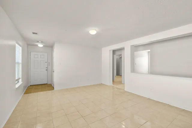 a view of an empty room