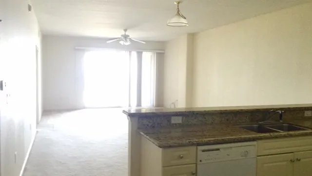 a view of empty room with a window