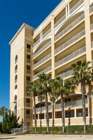 a front view of a building