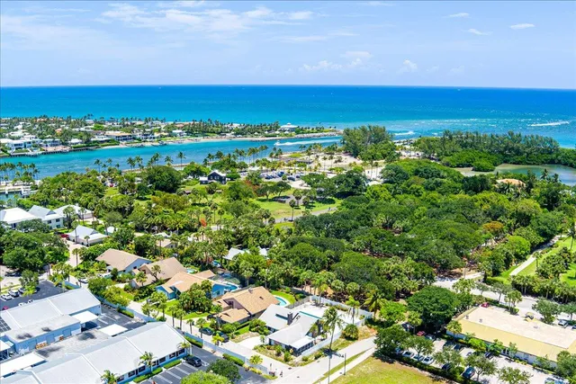 a view of city and ocean