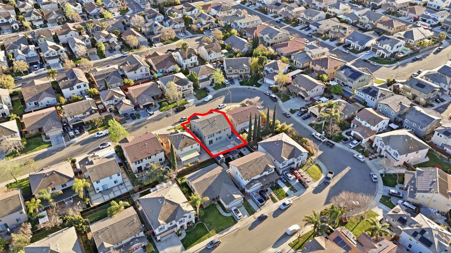 2403 Clemente Lane Tracy, CA 95377 - Photo 40 of 43 an aerial view of a building with parking