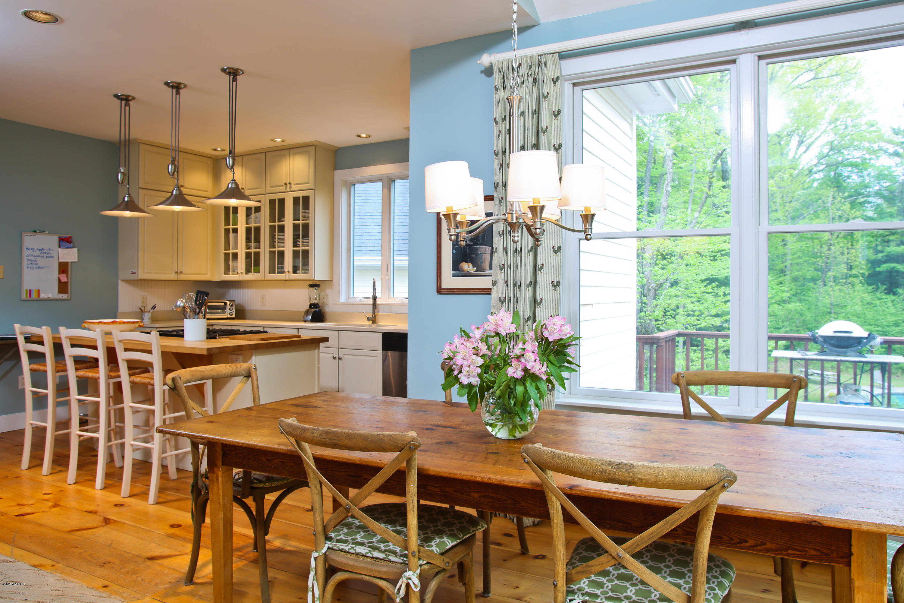 238 Rossiter Road Richmond, MA 01254 - Photo 13 of 41 a view of a dining room with furniture window and outside view