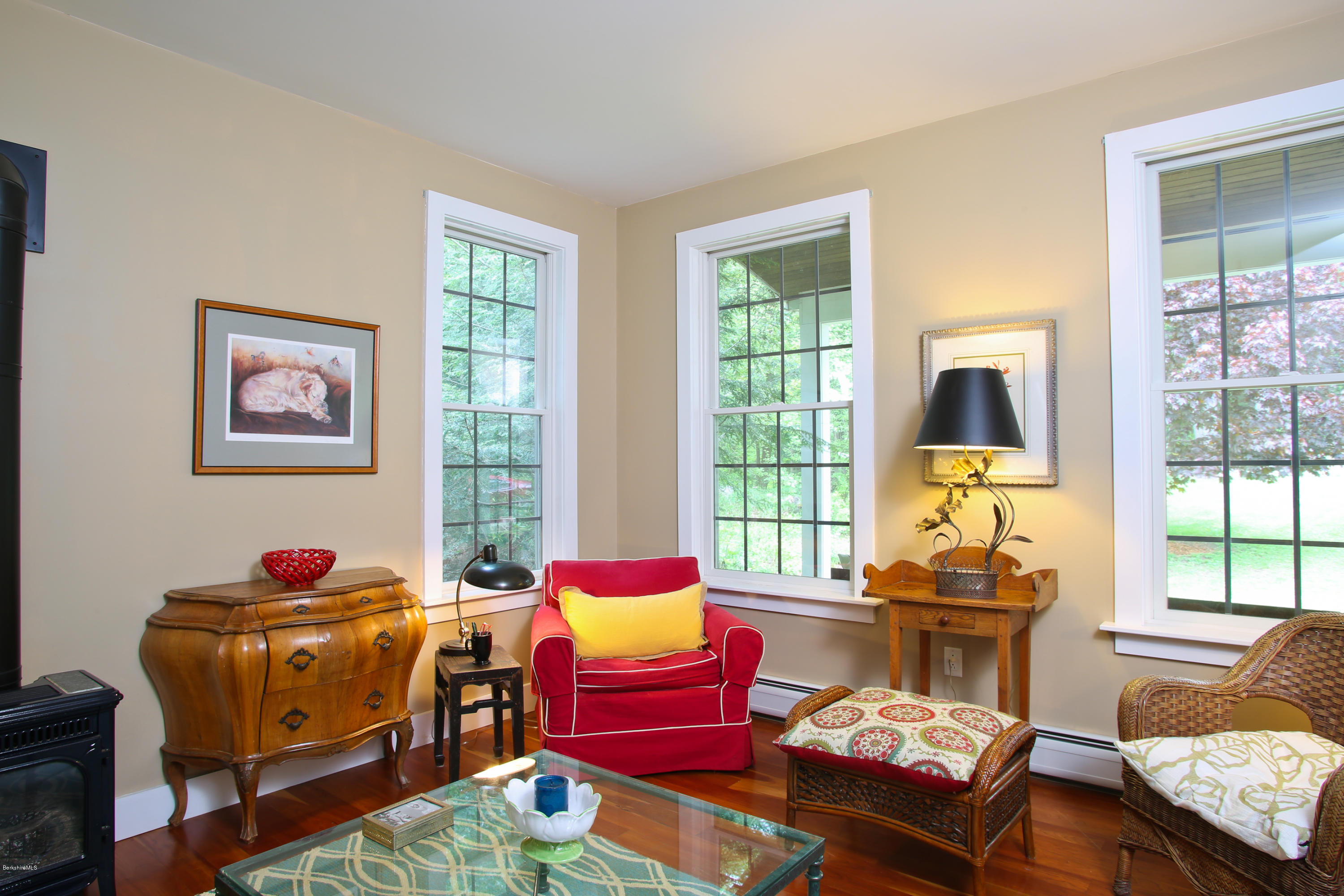 238 Rossiter Road Richmond, MA 01254 - Photo 15 of 41 a living room with furniture and a window