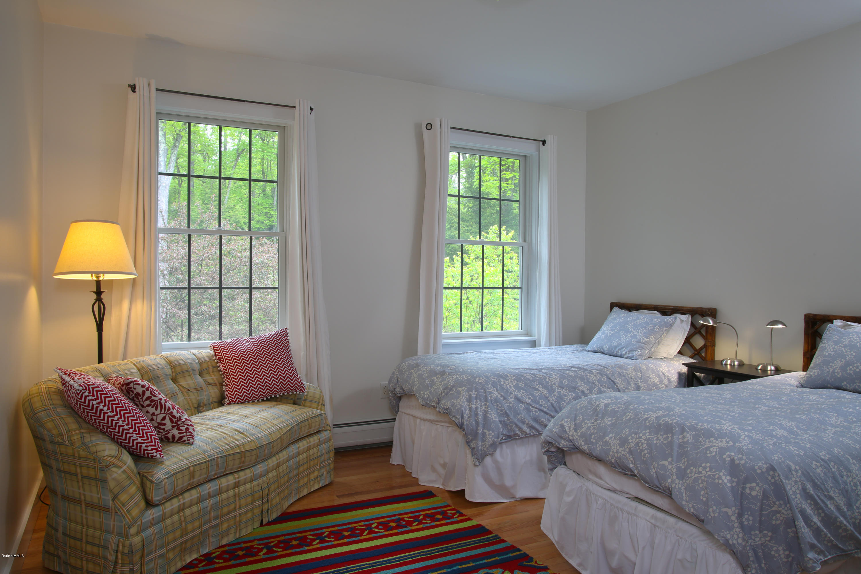 238 Rossiter Road Richmond, MA 01254 - Photo 20 of 41 a bedroom with two beds and a window