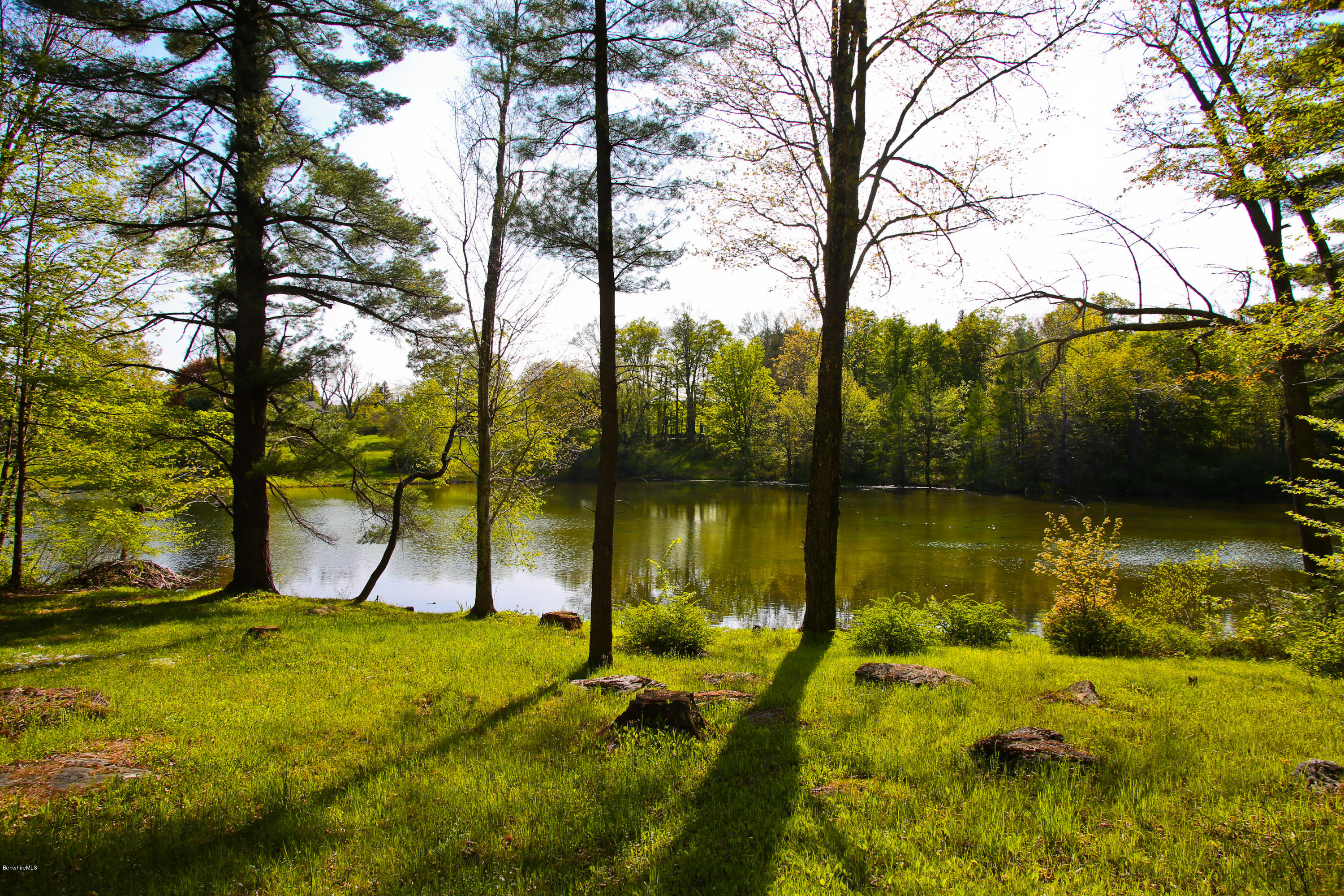 238 Rossiter Road Richmond, MA 01254 - Photo 38 of 41 a view of a lake with a yard