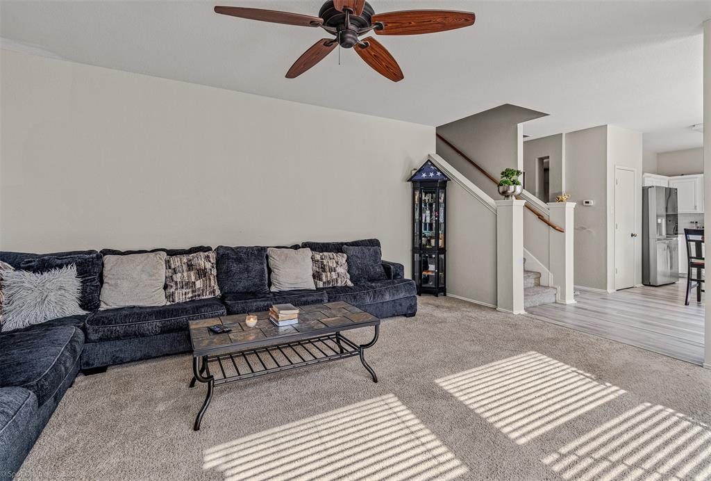 503 Pinto Lane Forney, TX 75126 - Photo 6 of 20 a living room with furniture and a wooden floor