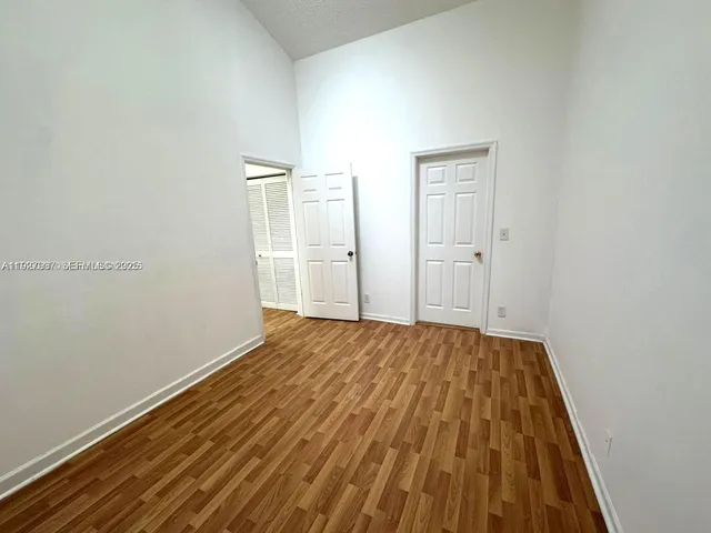 wooden floor in a room