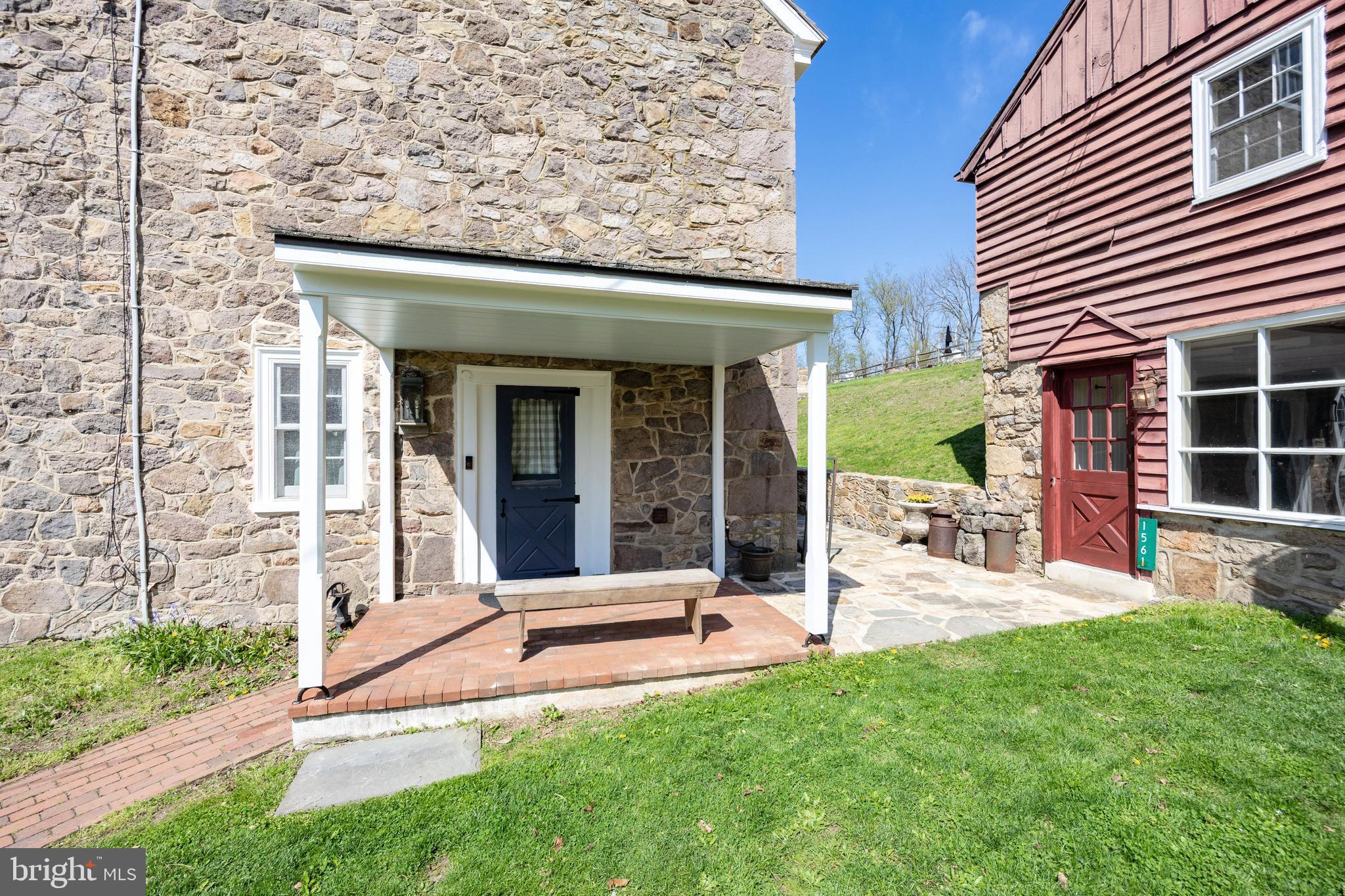 1551 Old Ridge Road Pottstown, PA 19465 - Photo 47 of 78 Covered Side Porch (to Guest Cottage)