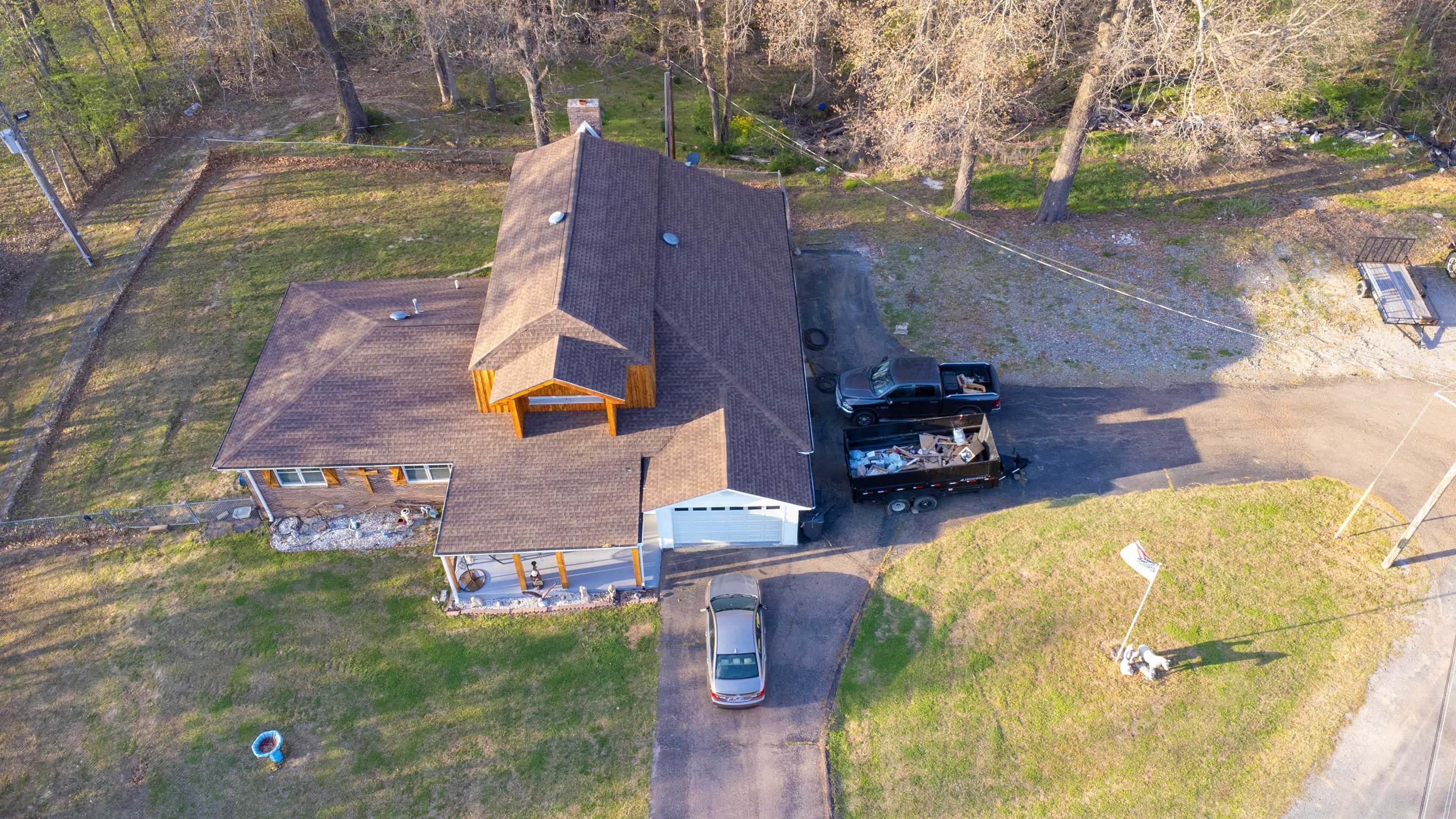 127 Harvey Newman Road Gates, TN 38037 - Photo 28 of 40 an aerial view of houses with yard