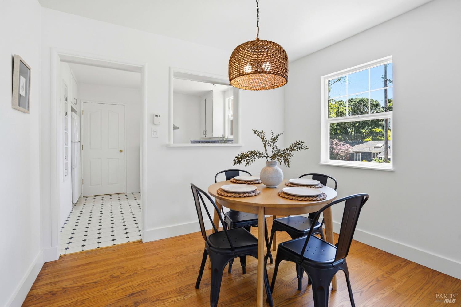 234 Solano Street San Rafael, CA 94901 - Photo 6 of 24 a view of a dining room with furniture window and wooden floor