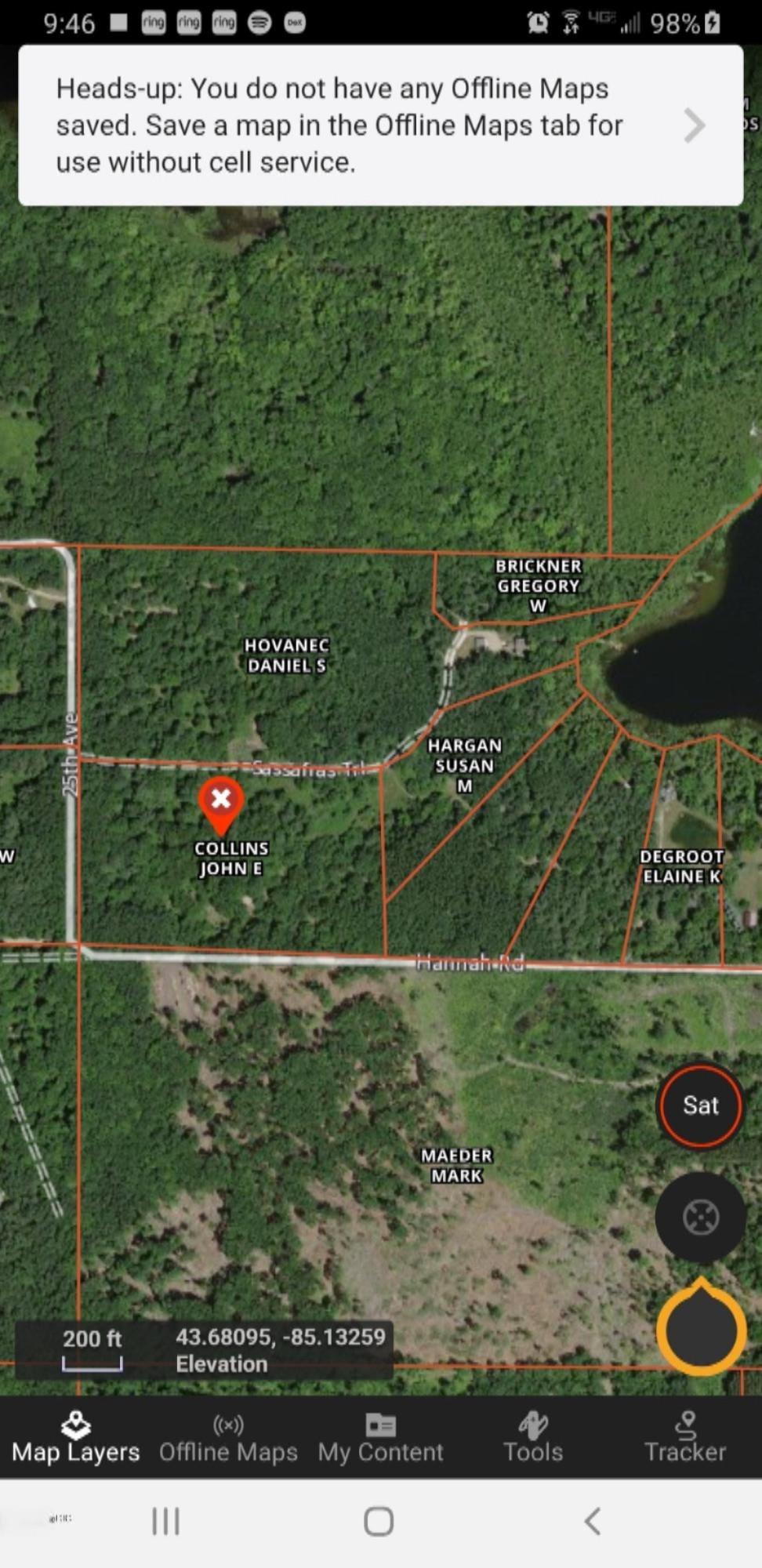 Hannah Road Remus, MI 49340 - Photo 2 of 10 Screenshot_20200824-094630_onX Hunt