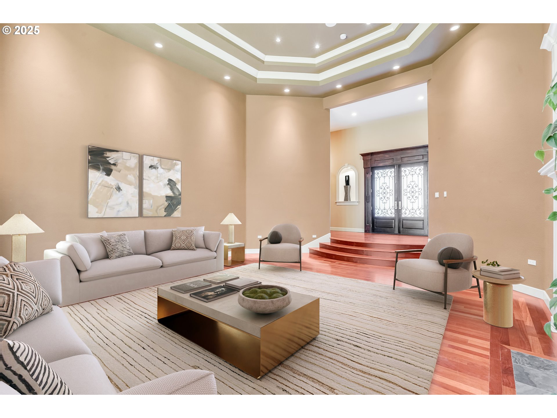 9309 Northwest Finzer Court Portland, OR 97229 - Photo 5 of 43 a living room with furniture and a large window