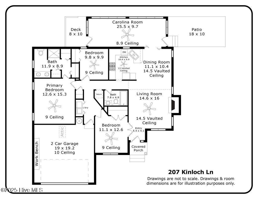 207 Kinloch Way Aberdeen, NC 28315 - Photo 38 of 38 Floor Plan