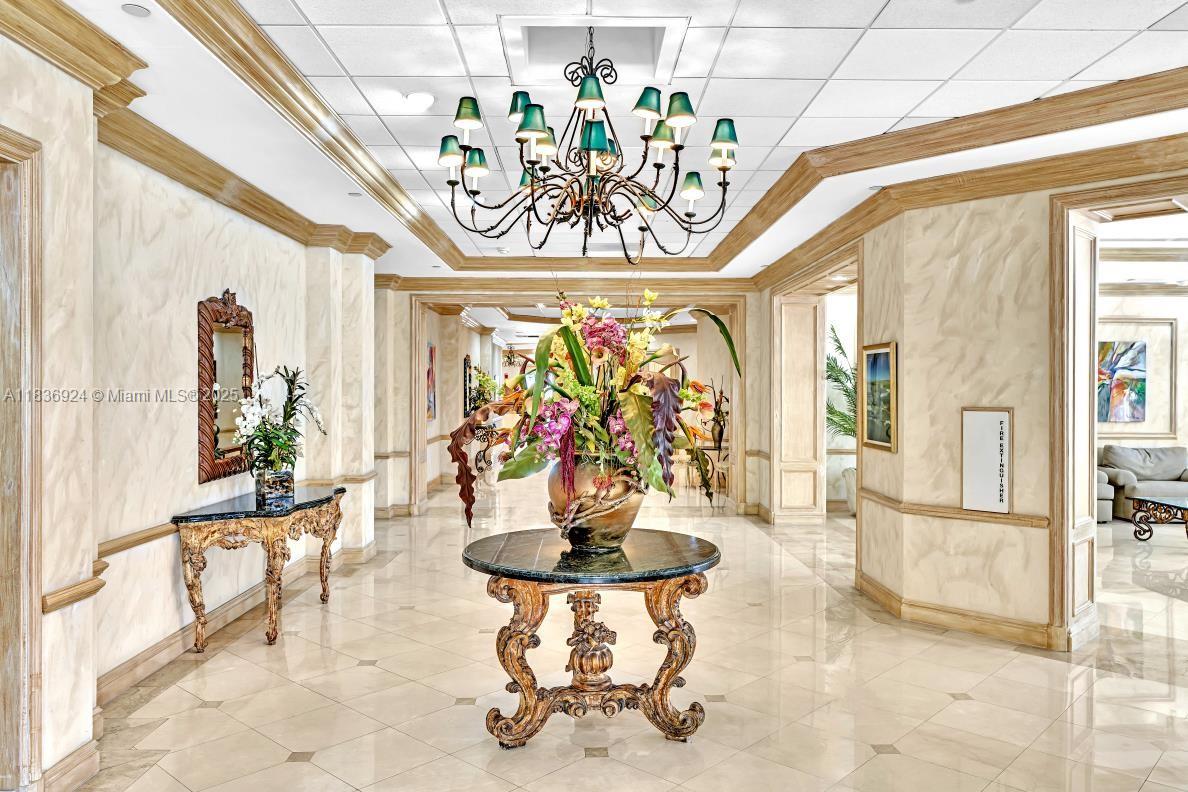 8855 Collins Avenue, Unit 2F Surfside, FL 33154 - Photo 66 of 79 a view of a dining room with furniture window and outside view