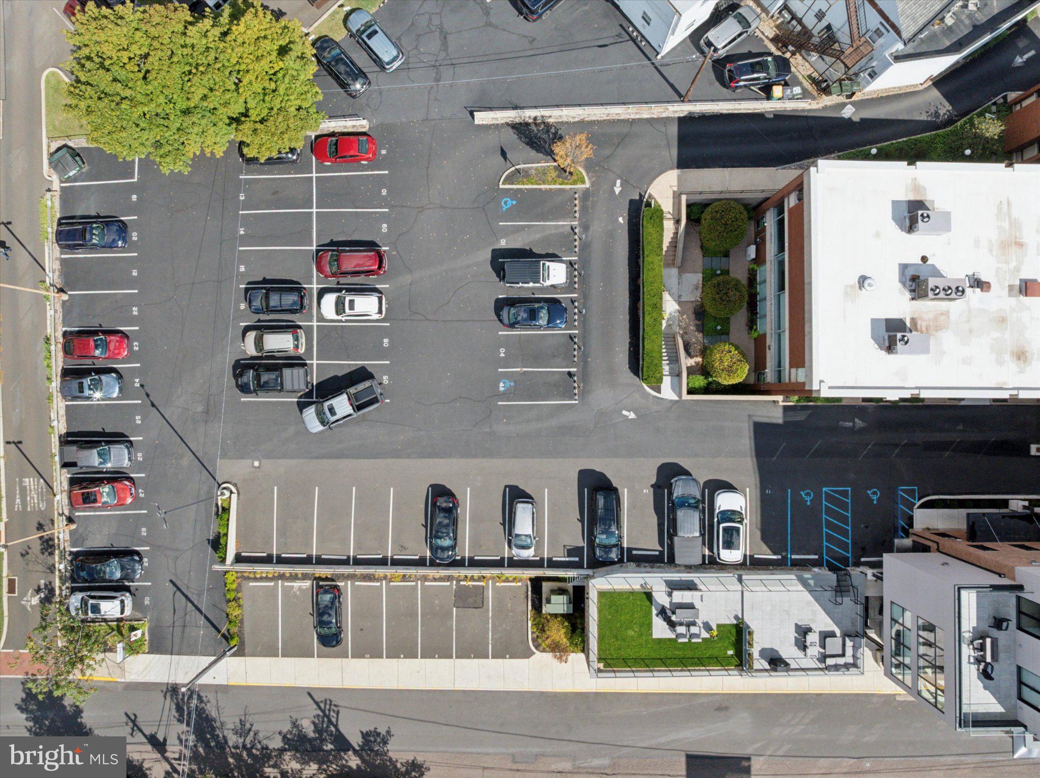 50 North Main Street, Unit 302 Doylestown, PA 18901 - Photo 35 of 38 Bird's-eye view of a bustling lot.