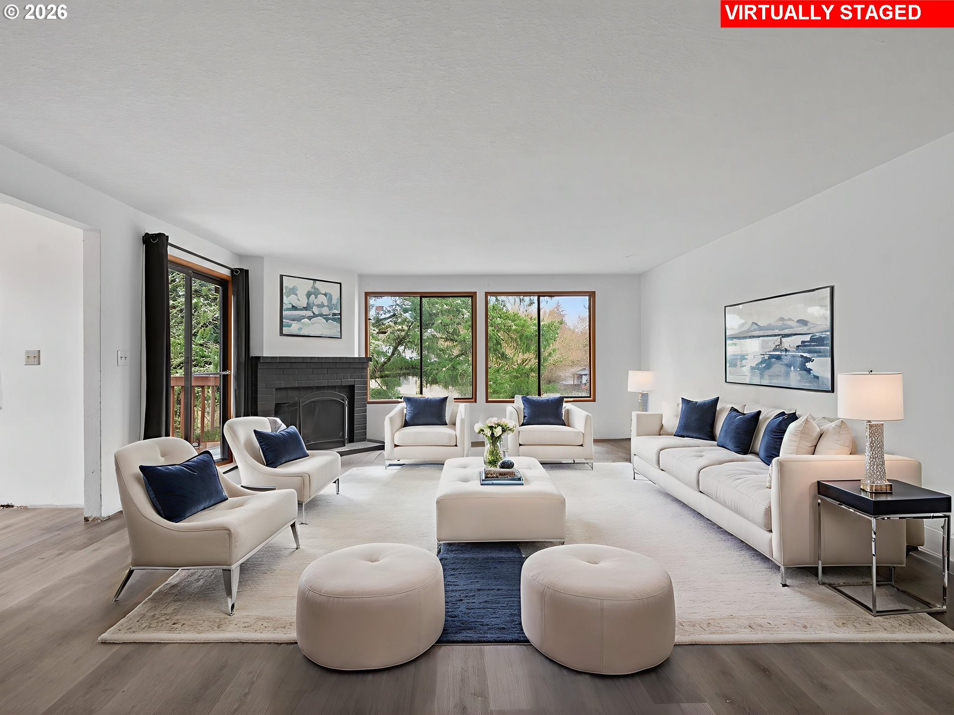 6805 Southwest 180th Avenue Beaverton, OR 97007 - Photo 6 of 29 a living room with furniture and a large window