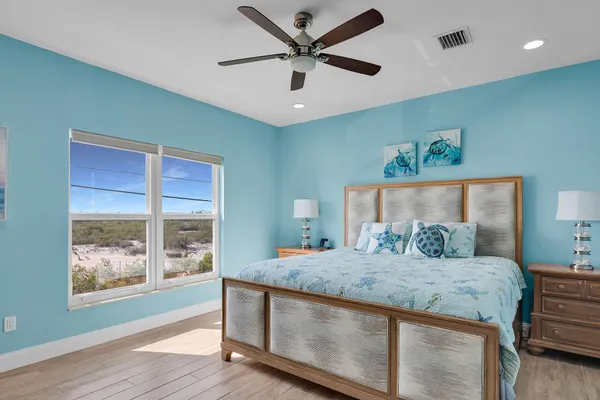 a view of city and ocean