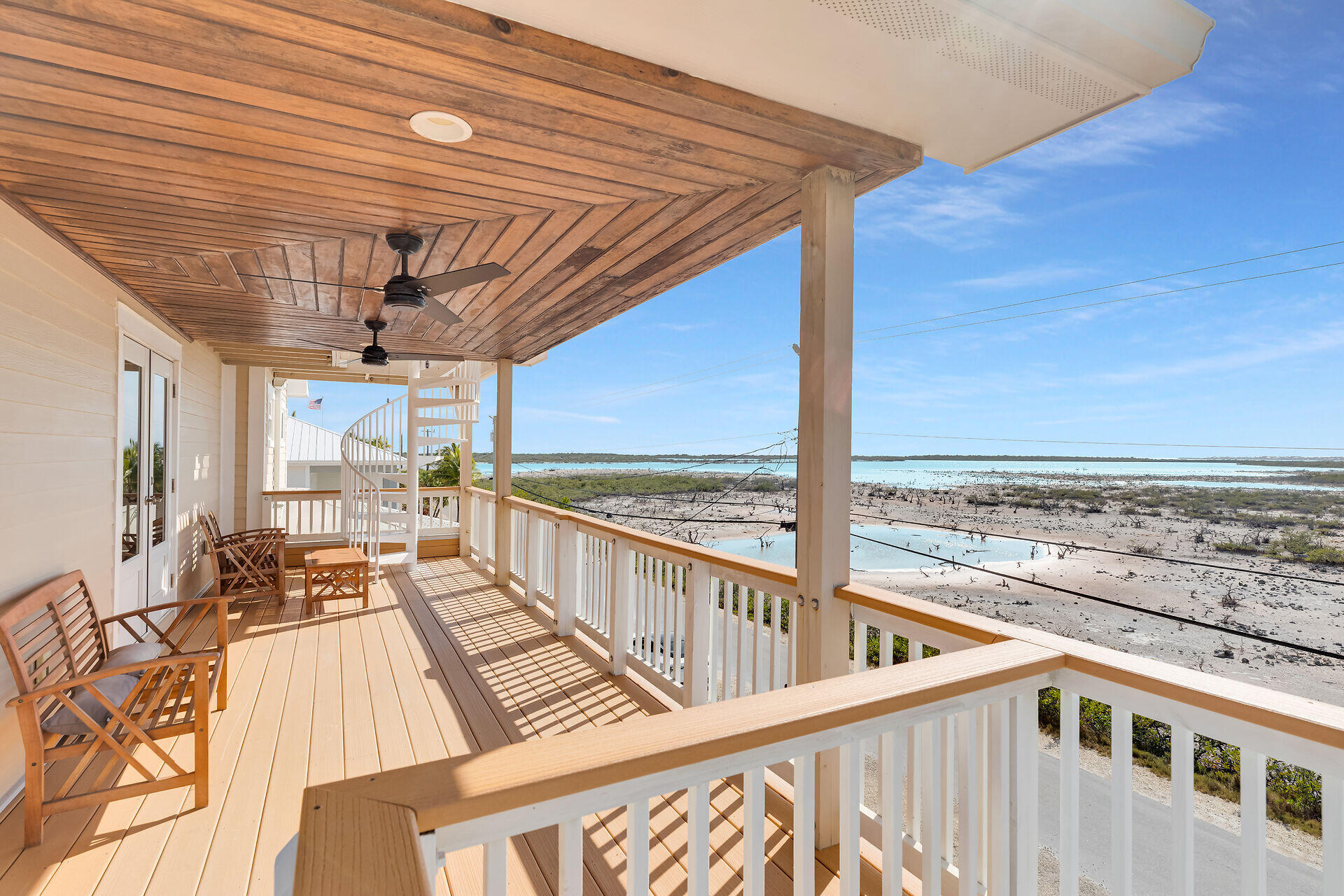 333 Indies Road Summerland Key, FL 33042 - Photo 46 of 66 a view of a balcony with wooden floor