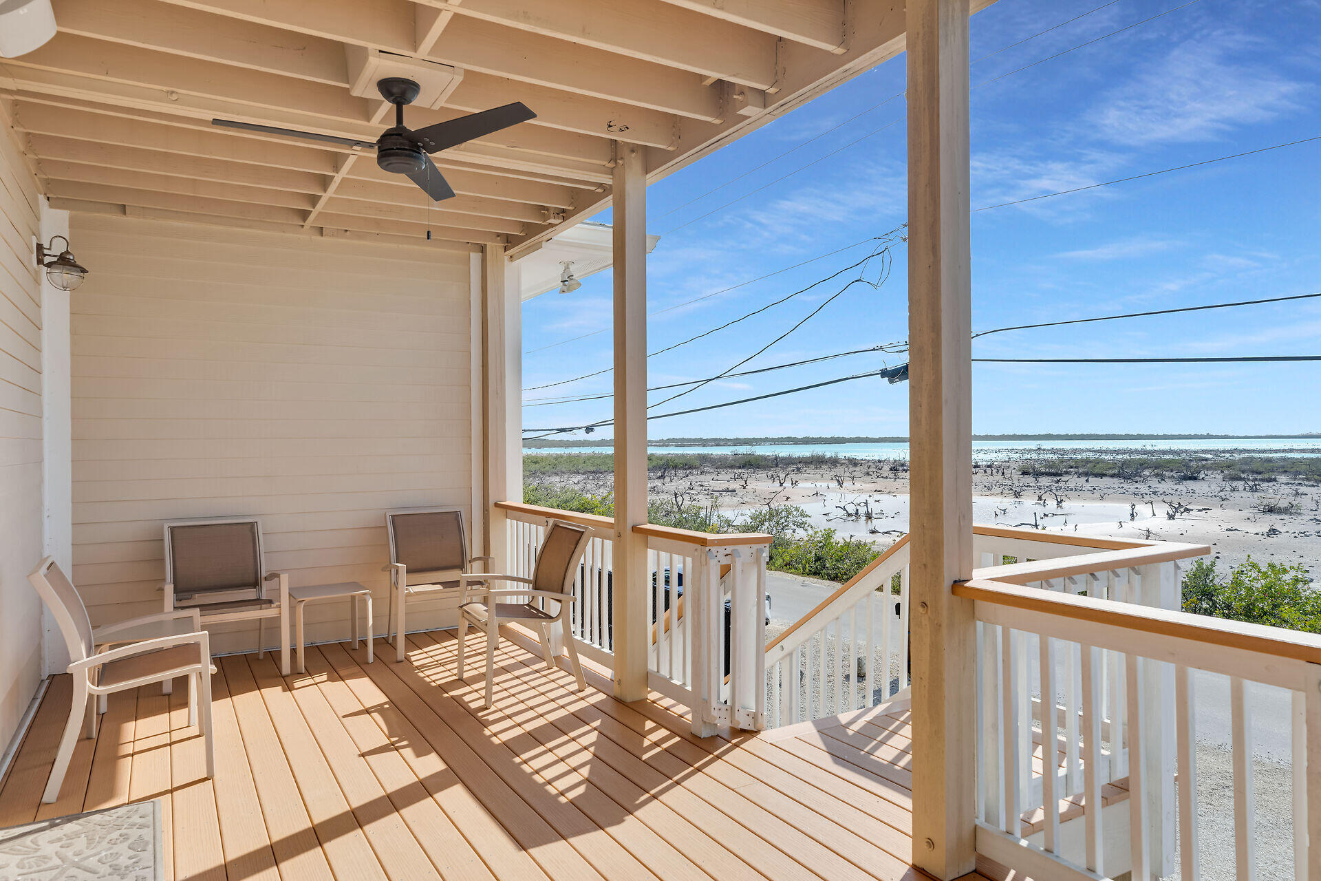 333 Indies Road Summerland Key, FL 33042 - Photo 58 of 66 a view of a balcony with wooden floor