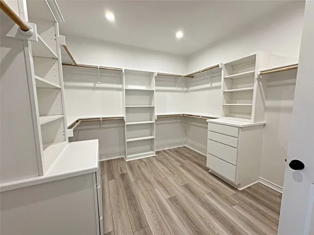 a room with storage and utility