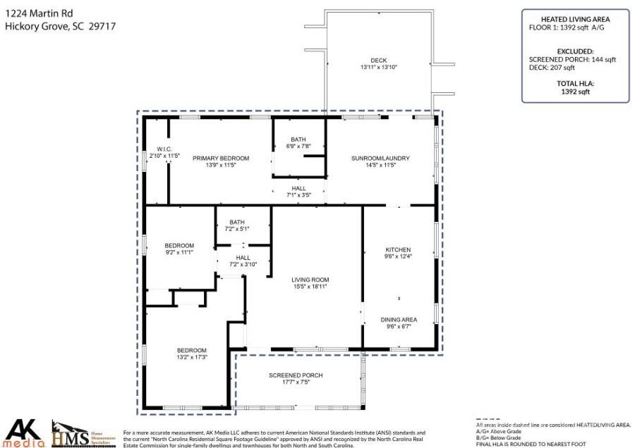 1224 Martin Road Hickory Grove, SC 29717 - Photo 40 of 40 a picture of floor plan