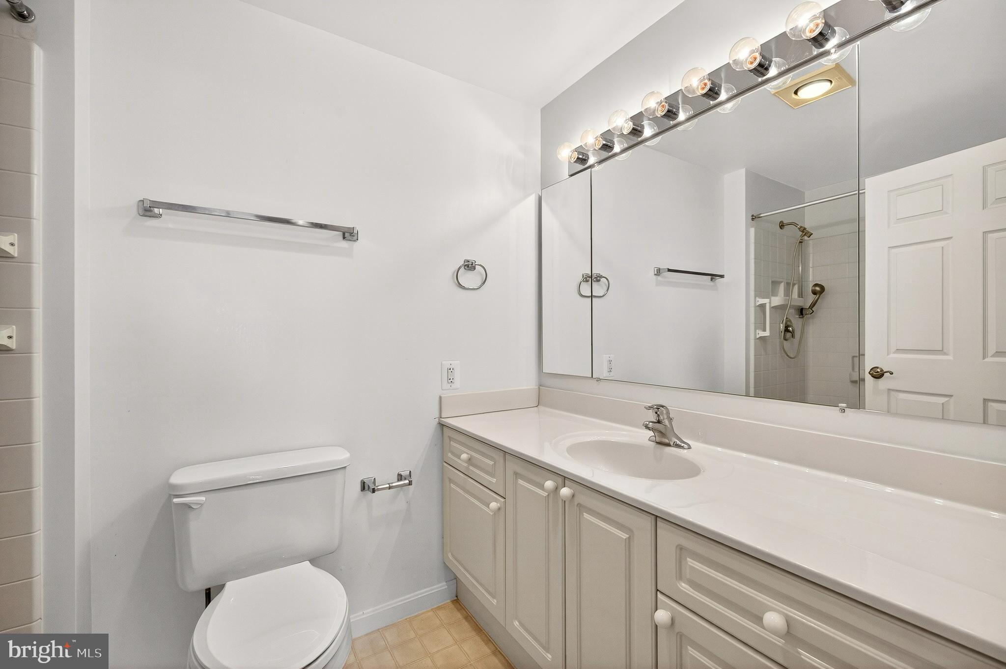19355 Cypress Ridge Terrace, Unit 1122 Leesburg, VA 20176 - Photo 31 of 71 a bathroom with a sink a toilet and shower