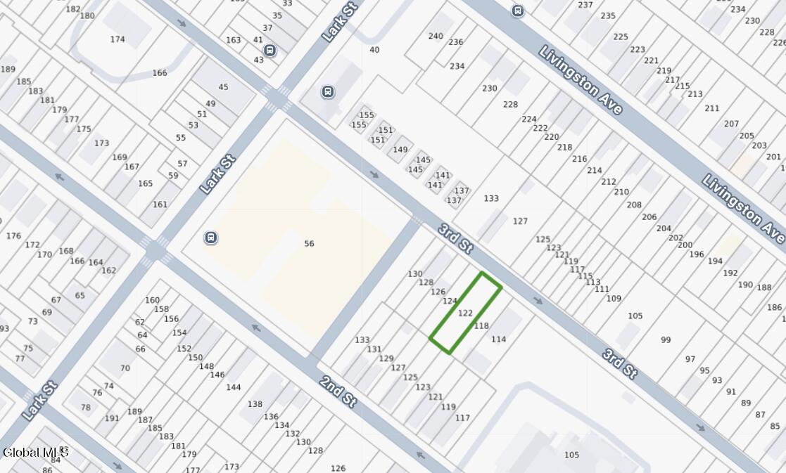 122 3rd Street Albany, NY 12210 - Photo 2 of 4 122 Third St Tax Lot Map