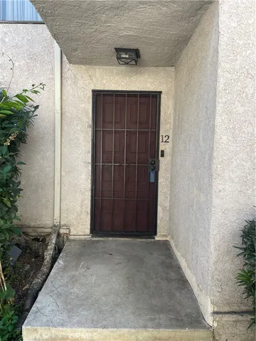 a view of front door