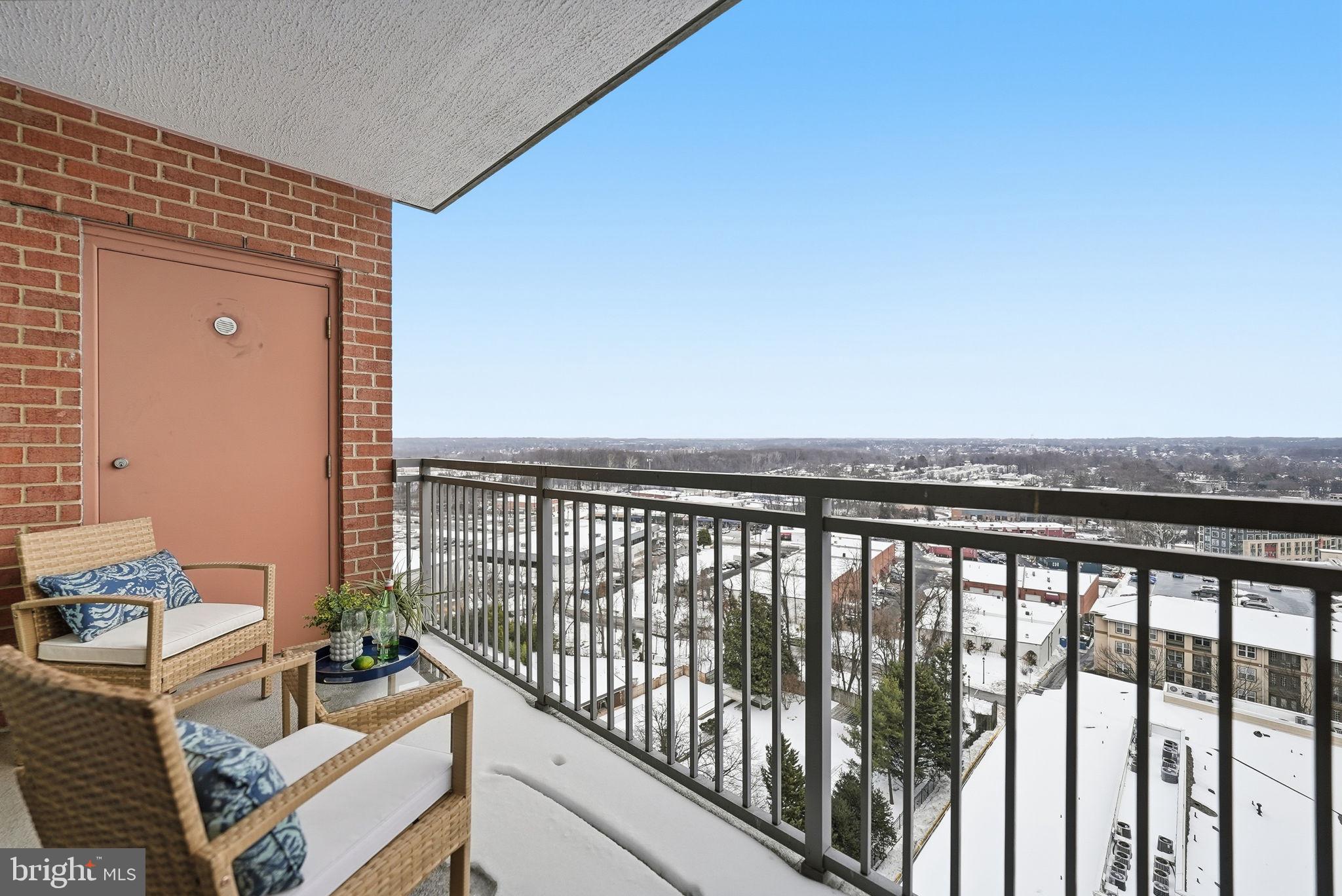 11710 Old Georgetown Road, Unit 1414 North Bethesda, MD 20852 - Photo 18 of 33 Large Balcony