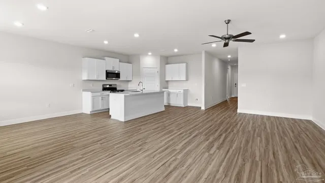 a view of an empty room