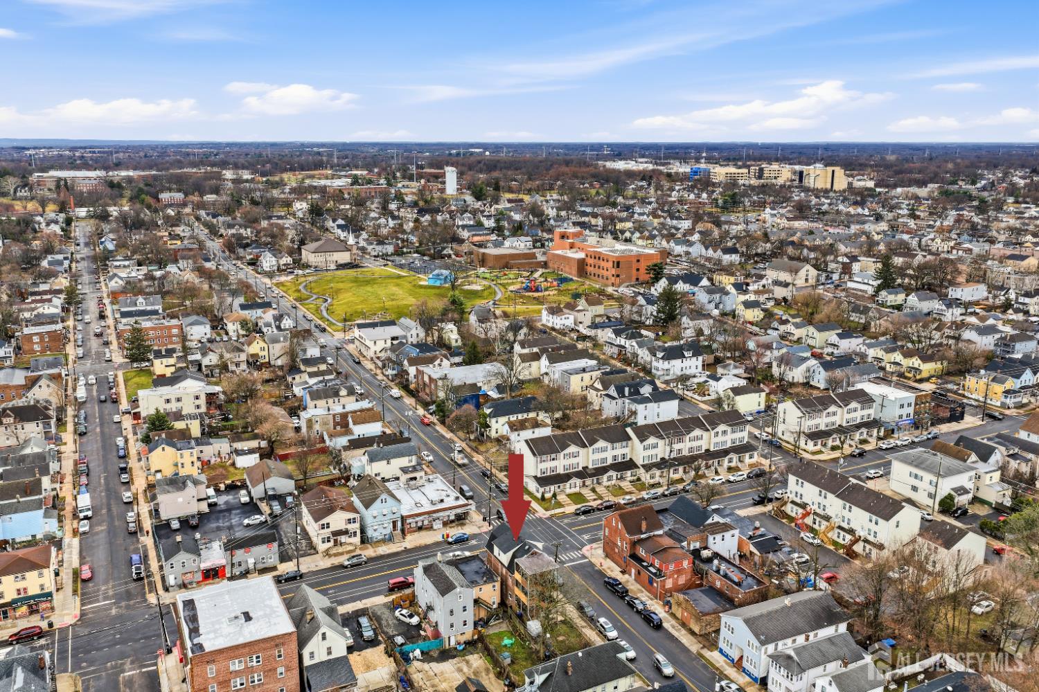 115 Remsen Avenue New Brunswick, NJ 08901 - Photo 5 of 38 an aerial view of residential building with swimming pool