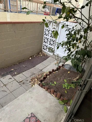 a view of a wooden door