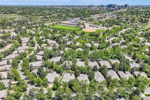 a view of an lake and a yard