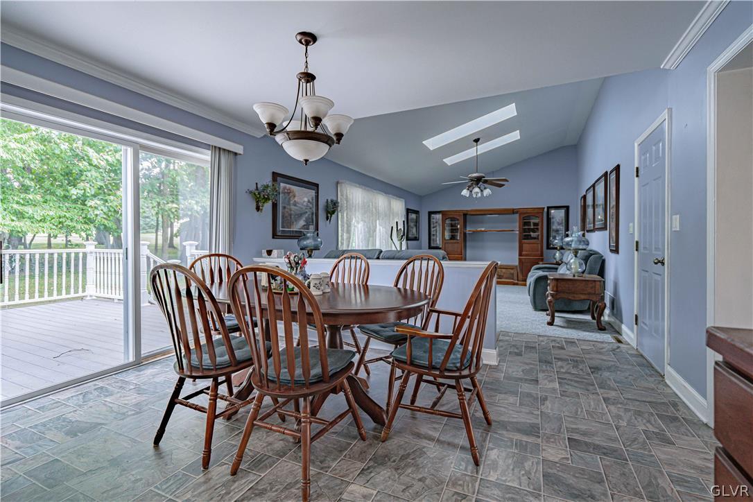 694 Bok Road Nazareth, PA 18064 - Photo 13 of 44 a view of a dining room with furniture window and wooden floor