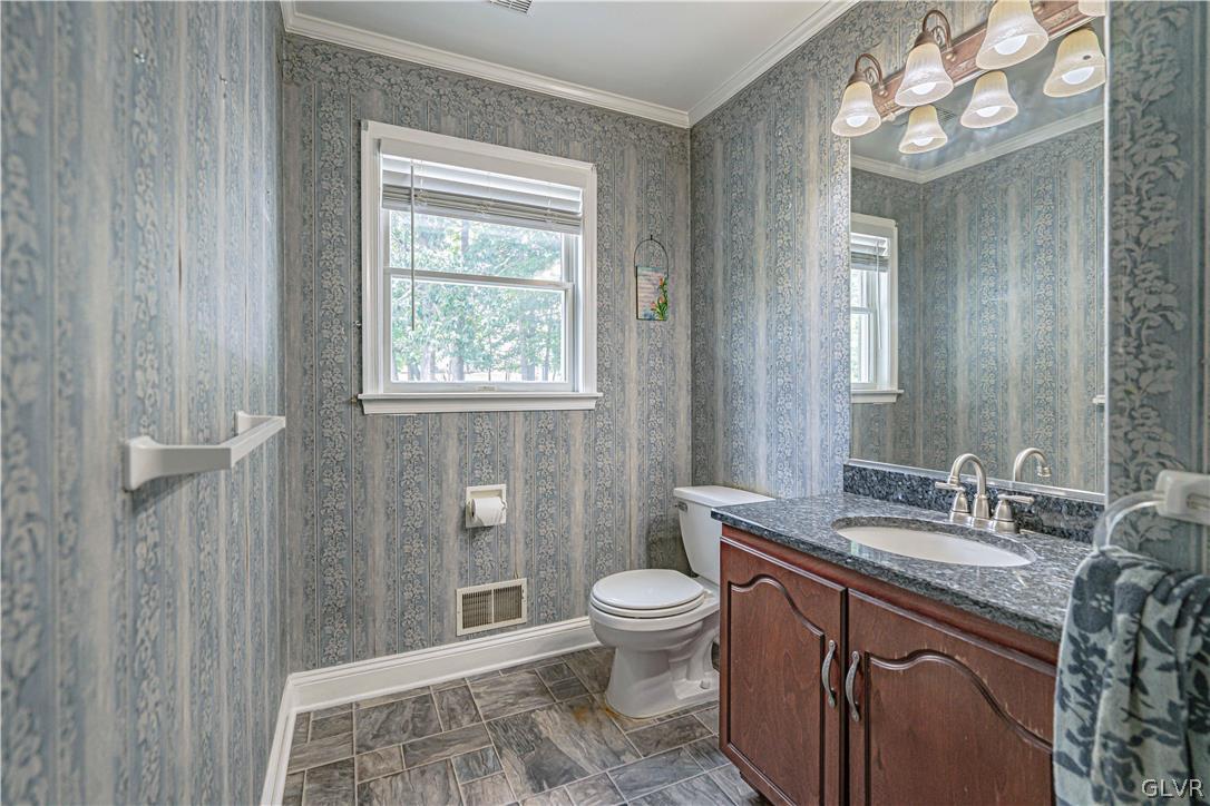 694 Bok Road Nazareth, PA 18064 - Photo 24 of 44 a spacious bathroom with a granite countertop sink toilet and shower