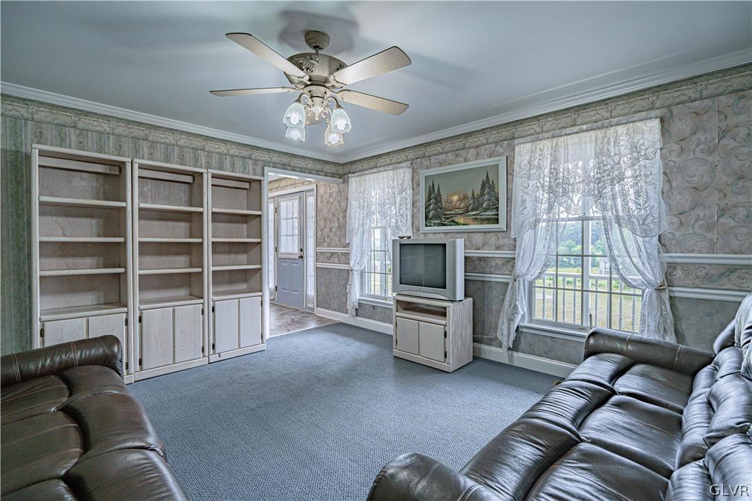694 Bok Road Nazareth, PA 18064 - Photo 6 of 44 a living room with furniture and a flat screen tv