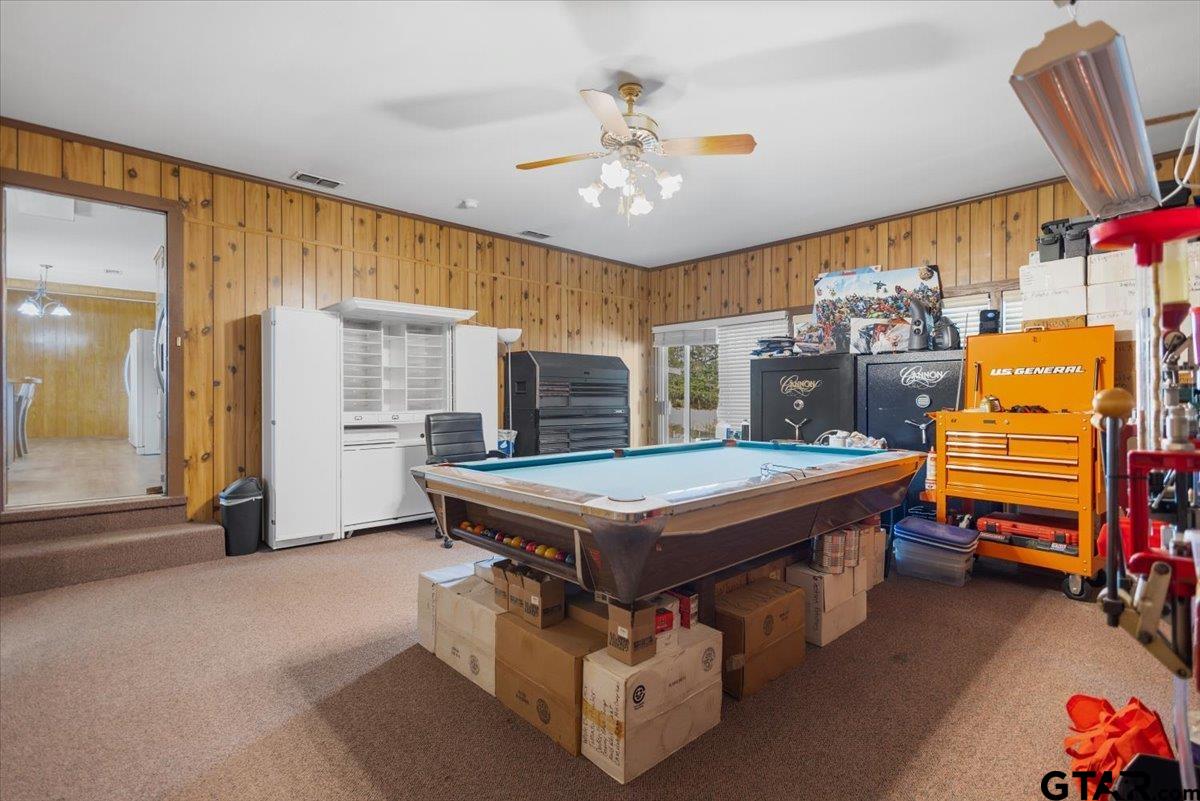 5357 Farm To Market Road 2087 Longview, TX 75603 - Photo 32 of 39 a room with pool table and windows