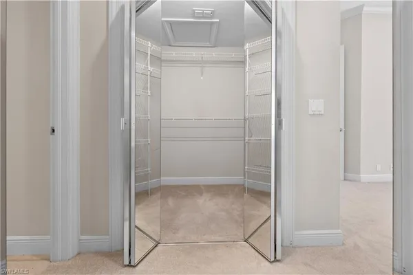 a view of an empty room