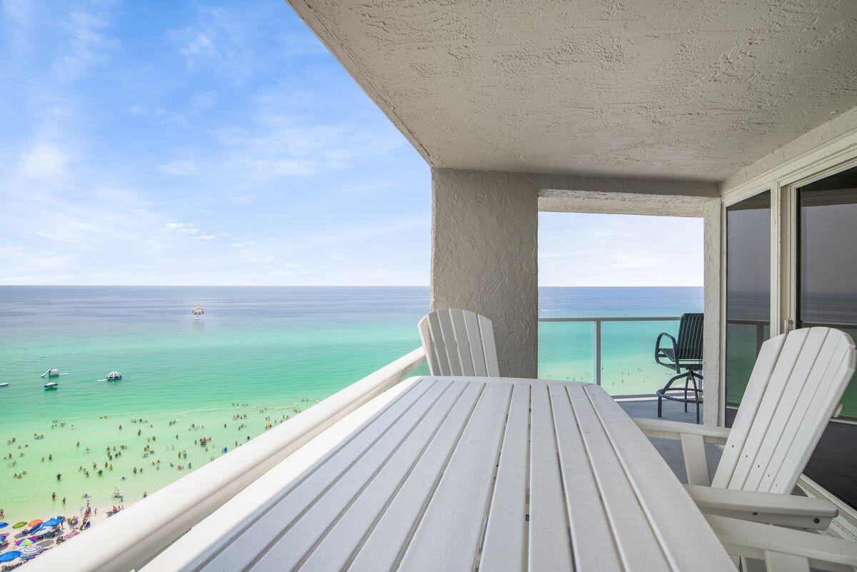 4323 Beachside 2, Unit 323 Miramar Beach, FL 32550 - Photo 20 of 41 a view of balcony with hardwood floor