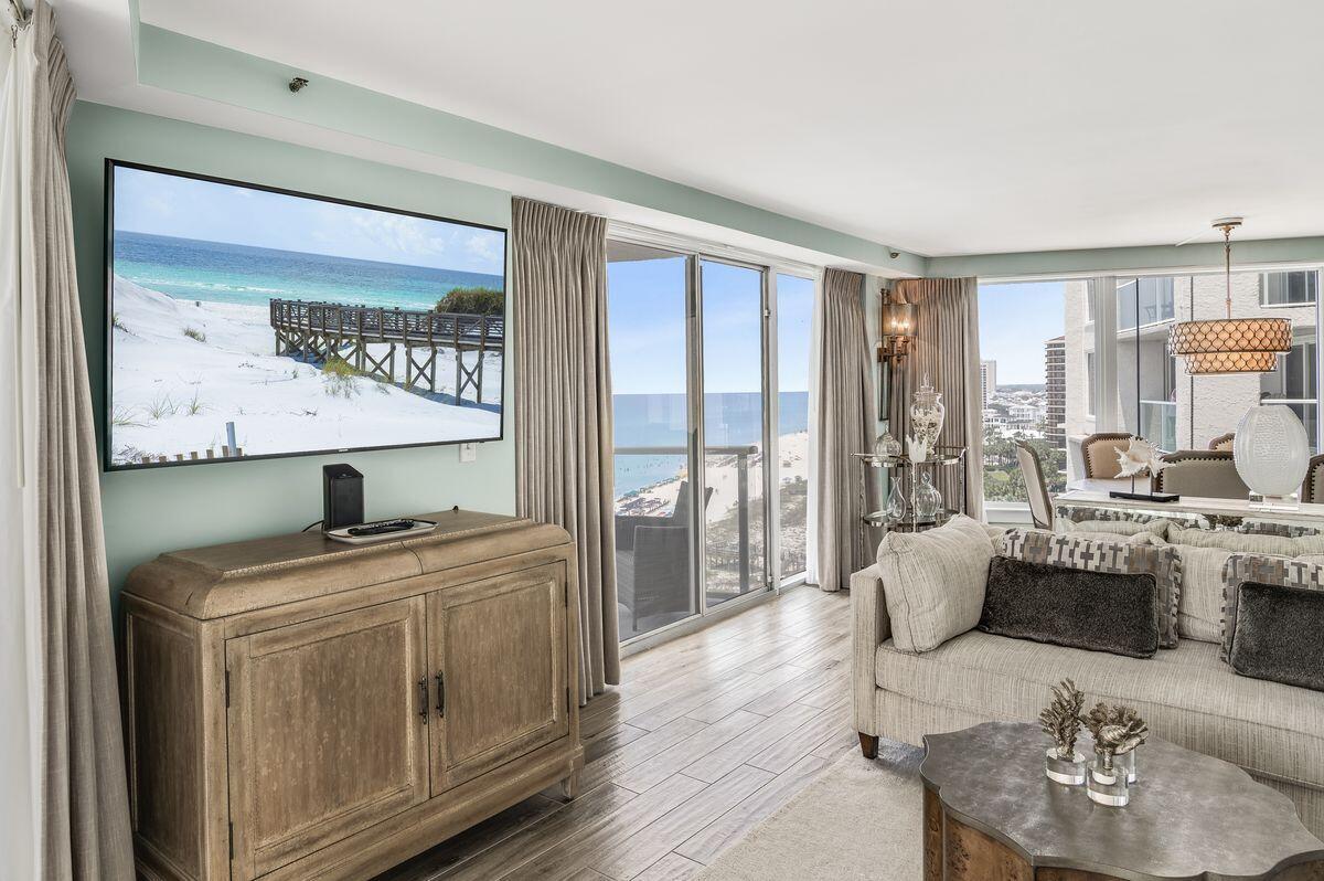 4323 Beachside 2, Unit 323 Miramar Beach, FL 32550 - Photo 9 of 41 a room with furniture and view of kitchen