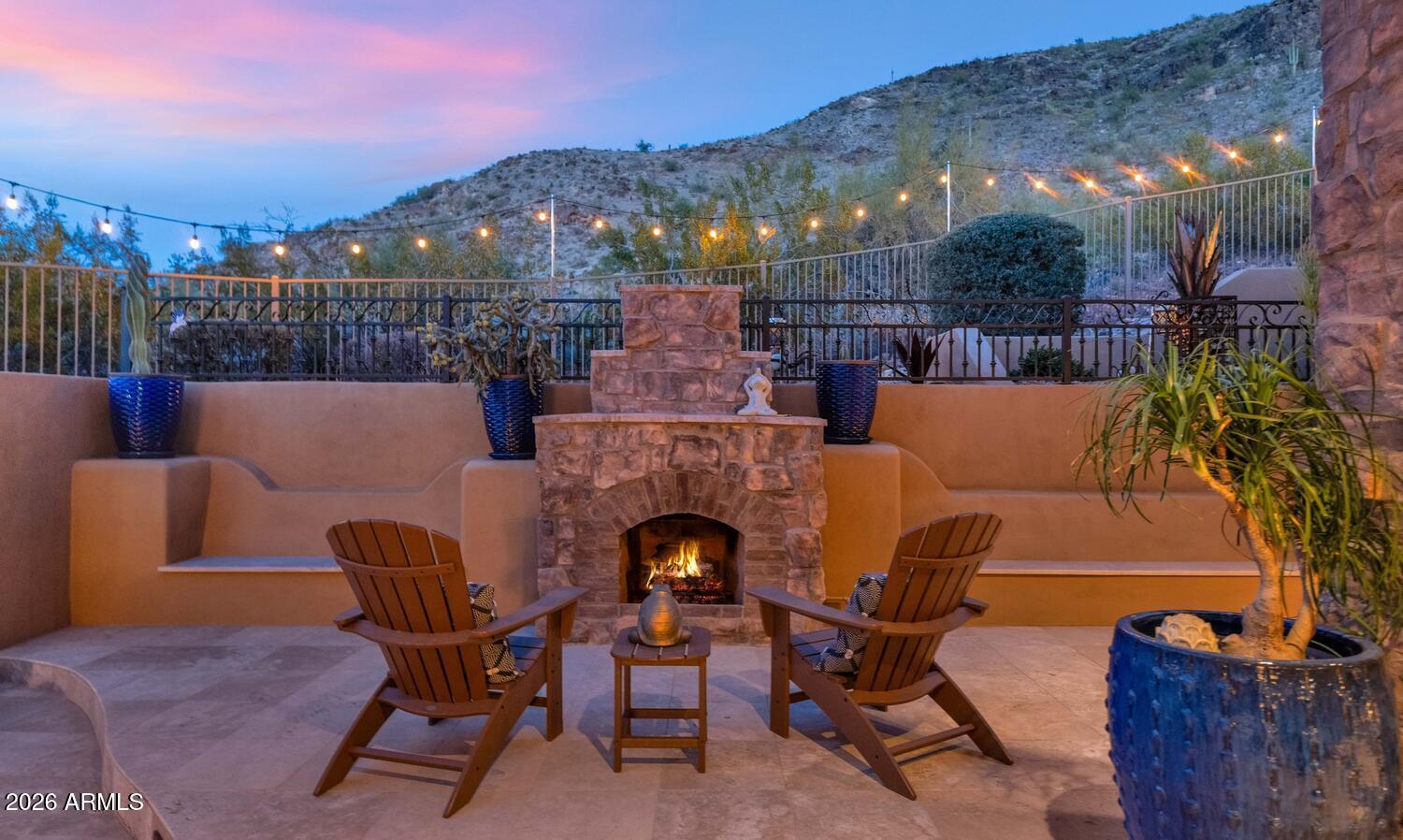 14239 South 14th Street Phoenix, AZ 85048 - Photo 51 of 64 Outdoor Propane Fireplace